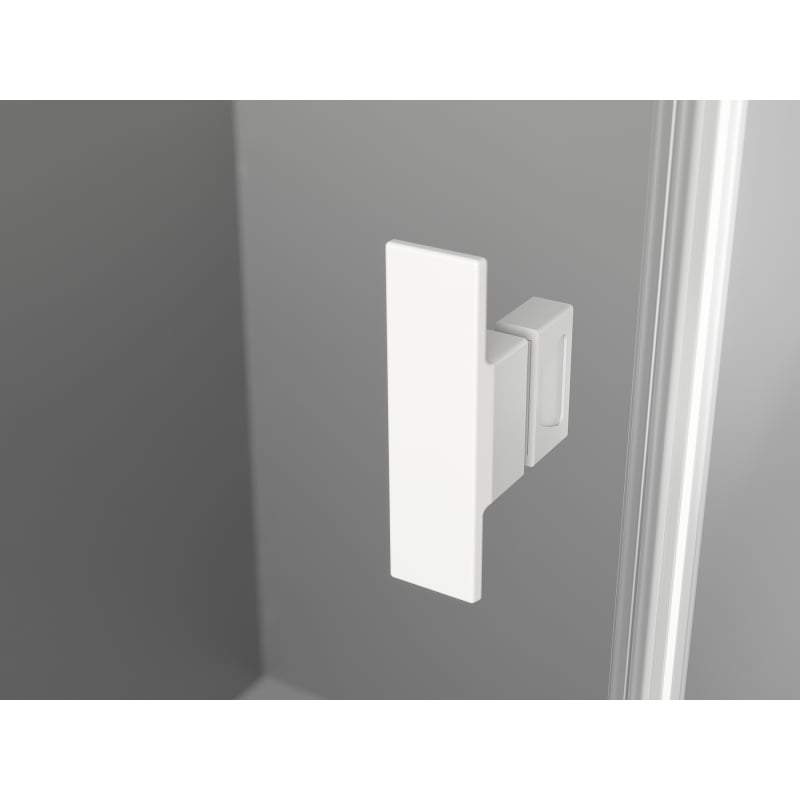 Mexen Mist-H drzwi prysznicowe uchylne prawe 120 cm, transparent, białe - 8A5-120-001-20-00-P