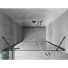 Mexen Mist-H drzwi prysznicowe uchylne lewe 150 cm, transparent, gun gray szczotkowany - 8A5-150-001-66-00-L