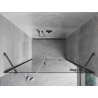 Mexen Mist-H drzwi prysznicowe uchylne prawe 140 cm, transparent, gun gray szczotkowany - 8A5-140-001-66-00-P