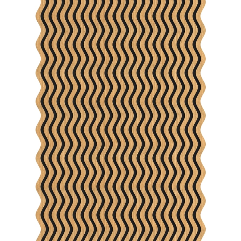 Mexen Lam-SF 02 lamele ścienne akustyczne 280 x 30 cm, filc 9 mm, fornir techniczny, Dąb Classic - S106-280-02-041