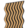 Mexen Lam-SF 02 lamele ścienne akustyczne 280 x 30 cm, filc 9 mm, fornir techniczny, Dąb Classic - S106-280-02-041