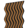 Mexen Lam-SF 02 lamele ścienne akustyczne 280 x 30 cm, filc 9 mm, fornir techniczny, Dąb Natural - S106-280-02-042