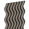Mexen Lam-SF 02 lamele ścienne akustyczne 280 x 30 cm, filc 9 mm, fornir techniczny, Szary Dąb - S106-280-02-043
