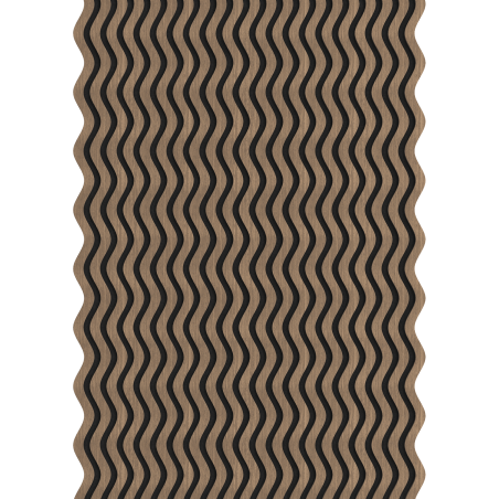 Mexen Lam-SF 02 lamele ścienne akustyczne 280 x 30 cm, filc 9 mm, fornir techniczny, Ciemny Orzech - S106-280-02-044
