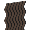 Mexen Lam-SF 02 lamele ścienne akustyczne 280 x 30 cm, filc 9 mm, fornir techniczny, Dąb Mocca - S106-280-02-045
