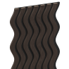 Mexen Lam-SF 02 lamele ścienne akustyczne 280 x 30 cm, filc 9 mm, fornir techniczny, Czarny Dąb - S106-280-02-046