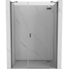Mexen Mist-H drzwi prysznicowe uchylne prawe 150 cm, transparent, gun metal - 8A5-150-001-95-00-P