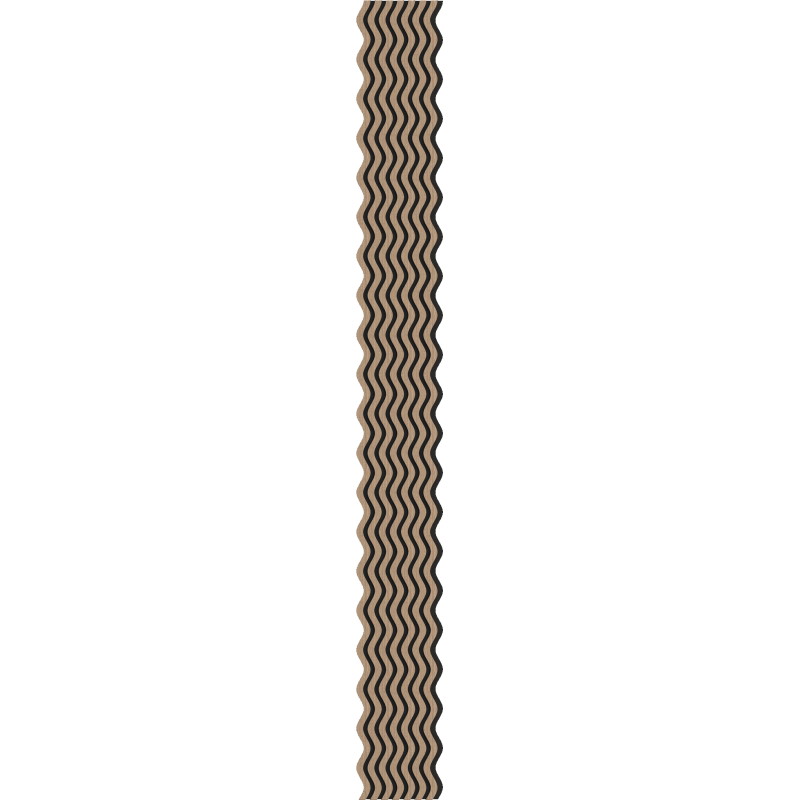 Mexen Lam-SF 02 lamele ścienne akustyczne 280 x 30 cm, filc 9 mm, fornir techniczny, Jasny Orzech - S106-280-02-047