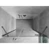 Mexen Mist-H drzwi prysznicowe uchylne prawe 155 cm, transparent, gun metal - 8A5-155-001-95-00-P