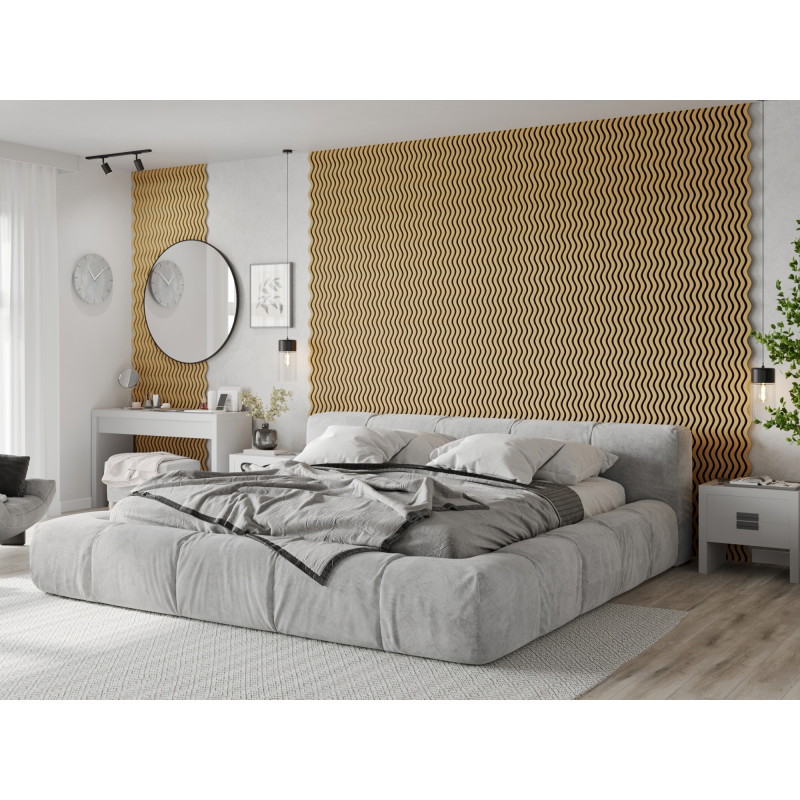 Mexen Lam-SF 02 lamele ścienne akustyczne 280 x 30 cm, filc 9 mm, fornir techniczny, Dąb Classic - S106-280-02-041