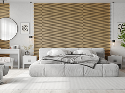 Mexen Lam-SF 02 lamele ścienne akustyczne 280 x 30 cm, filc 9 mm, fornir techniczny, Dąb Classic - S106-280-02-041