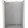 Mexen Mist-H drzwi prysznicowe uchylne lewe 140 cm, transparent, nikiel szczotkowany - 8A5-140-001-97-00-L