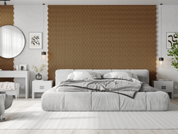 Mexen Lam-SF 02 lamele ścienne akustyczne 280 x 30 cm, filc 9 mm, fornir techniczny, Dąb Natural - S106-280-02-042