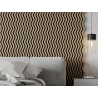 Mexen Lam-SF 02 lamele ścienne akustyczne 280 x 30 cm, filc 9 mm, fornir techniczny, Jasny Orzech - S106-280-02-047