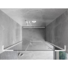 Mexen Mist-H L drzwi prysznicowe uchylne prawe 160 cm, transparent, białe - 8A5L-160-001-20-00-P