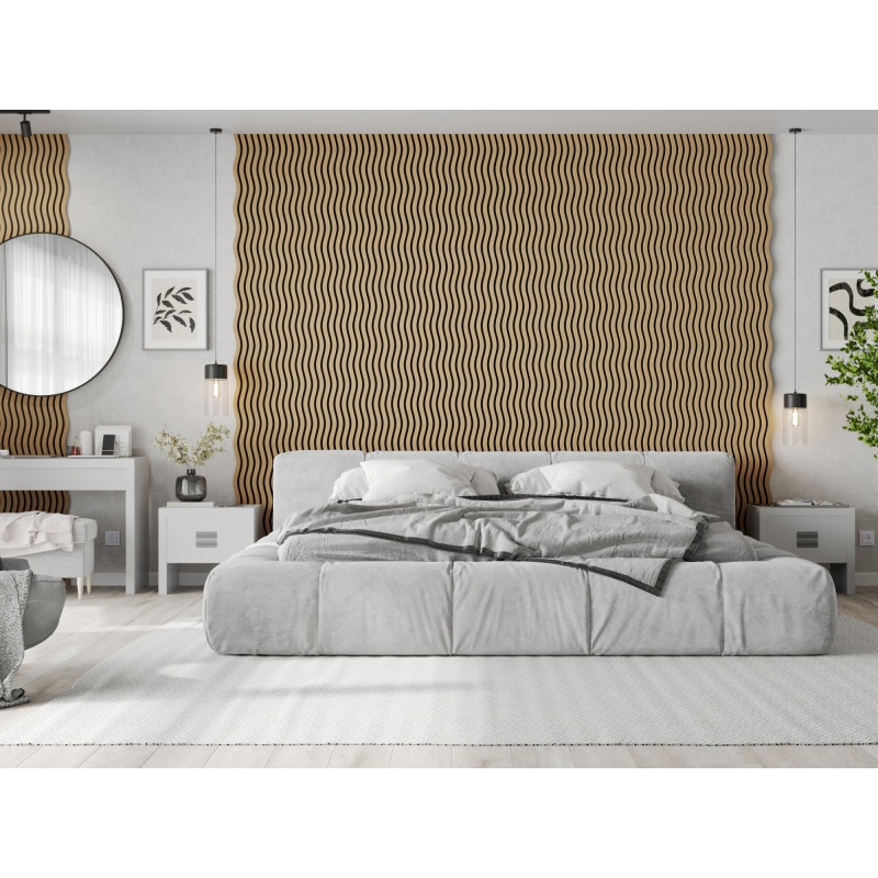 Mexen Lam-SF 01 lamele ścienne akustyczne 280 x 30 cm, filc 9 mm, fornir techniczny, Dąb Classic - S106-280-01-041