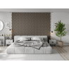 Mexen Lam-SF 01 lamele ścienne akustyczne 280 x 30 cm, filc 9 mm, fornir techniczny, Szary Dąb - S106-280-01-043