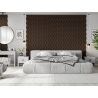 Mexen Lam-SF 01 lamele ścienne akustyczne 280 x 30 cm, filc 9 mm, fornir techniczny, Dąb Mocca - S106-280-01-045