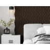 Mexen Lam-SF 01 lamele ścienne akustyczne 280 x 30 cm, filc 9 mm, fornir techniczny, Dąb Mocca - S106-280-01-045