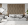 Mexen Lam-SF 01 lamele ścienne akustyczne 280 x 30 cm, filc 9 mm, fornir techniczny, Jasny Orzech - S106-280-01-047