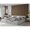 Mexen Lam-SF 26 lamele ścienne akustyczne 280 x 30 cm, filc 9 mm, fornir techniczny, Ciemny Orzech - S106-280-26-044