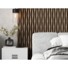 Mexen Lam-SF 26 lamele ścienne akustyczne 280 x 30 cm, filc 9 mm, fornir techniczny, Ciemny Orzech - S106-280-26-044