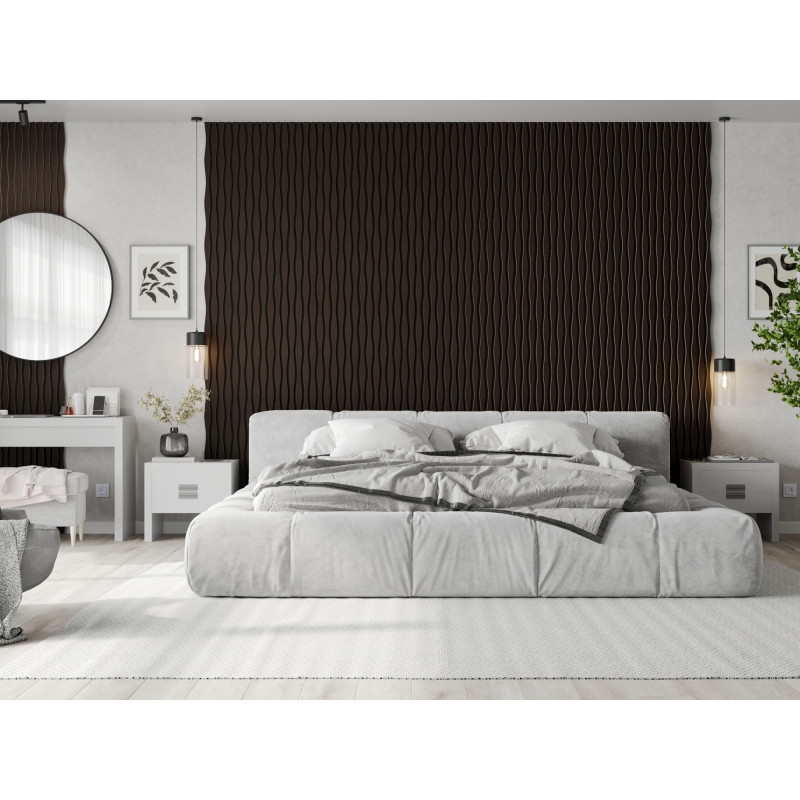 Mexen Lam-SF 26 lamele ścienne akustyczne 280 x 30 cm, filc 9 mm, fornir techniczny, Czarny Dąb - S106-280-26-046