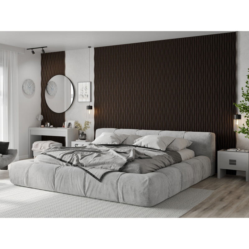Mexen Lam-SF 26 lamele ścienne akustyczne 280 x 30 cm, filc 9 mm, fornir techniczny, Czarny Dąb - S106-280-26-046