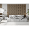Mexen Lam-SF 26 lamele ścienne akustyczne 280 x 30 cm, filc 9 mm, fornir techniczny, Jasny Orzech - S106-280-26-047