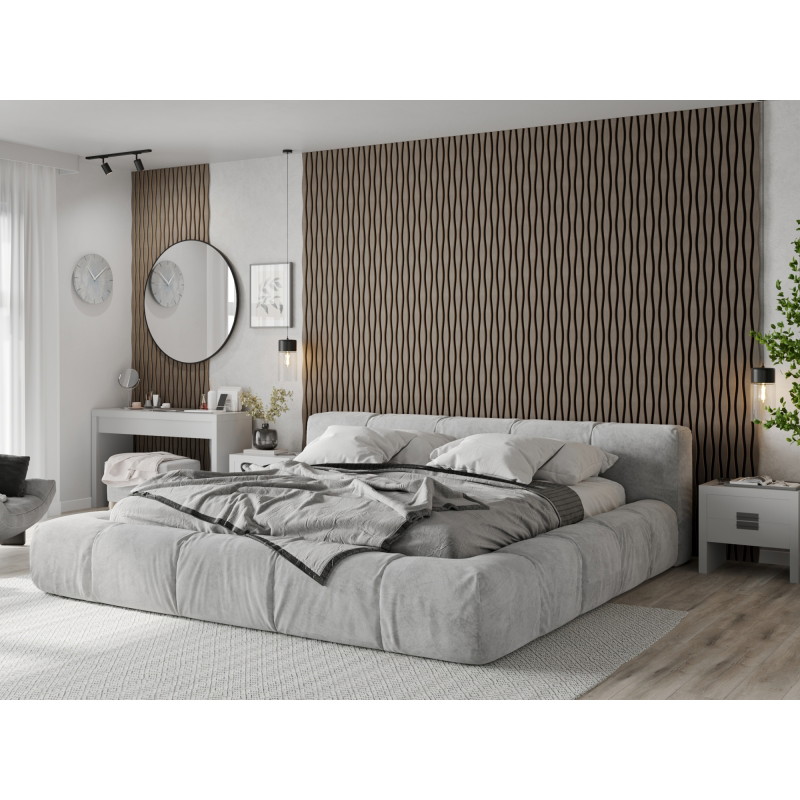 Mexen Lam-SF 26 lamele ścienne akustyczne 280 x 30 cm, filc 9 mm, fornir techniczny, Szary Dąb - S106-280-26-043