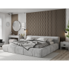 Mexen Lam-SF 26 lamele ścienne akustyczne 280 x 30 cm, filc 9 mm, fornir techniczny, Szary Dąb - S106-280-26-043