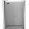 Mexen Mist-H L drzwi prysznicowe uchylne lewe 145 cm, transparent, gun metal - 8A5L-145-001-95-00-L