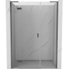 Mexen Mist-H L drzwi prysznicowe uchylne lewe 150 cm, transparent, gun metal - 8A5L-150-001-95-00-L