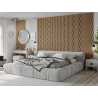 Mexen Lam-SF 26 lamele ścienne akustyczne 280 x 30 cm, filc 9 mm, fornir techniczny, Bielony Dąb - S106-280-26-040
