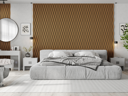 Mexen Lam-SF 26 lamele ścienne akustyczne 280 x 30 cm, filc 9 mm, fornir techniczny, Dąb Natural - S106-280-26-042