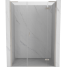 Mexen Mist-H L drzwi prysznicowe uchylne prawe 120 cm, transparent, nikiel szczotkowany - 8A5L-120-001-97-00-P