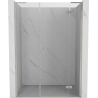 Mexen Mist-H L drzwi prysznicowe uchylne prawe 125 cm, transparent, nikiel szczotkowany - 8A5L-125-001-97-00-P