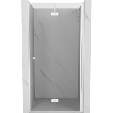 Mexen Mist-F drzwi prysznicowe składane prawe 110 cm, transparent, białe - 8A6-110-000-20-00-P