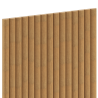 Mexen Ovalo 03 lamele ścienne ryflowane elastyczne 280 x 36 cm, fornir techniczny, Dąb Classic - S130-280-03-041