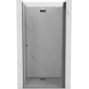 Mexen Mist-F drzwi prysznicowe składane prawe 80 cm, transparent, gun metal - 8A6-080-000-95-00-P