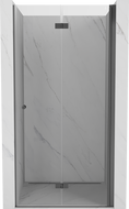 Mexen Mist-F drzwi prysznicowe składane prawe 80 cm, transparent, gun metal - 8A6-080-000-95-00-P