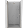 Mexen Mist-F drzwi prysznicowe składane lewe 65 cm, transparent, nikiel szczotkowany - 8A6-065-000-97-00-L