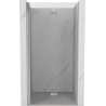 Mexen Mist-F drzwi prysznicowe składane lewe 105 cm, transparent, nikiel szczotkowany - 8A6-105-000-97-00-L