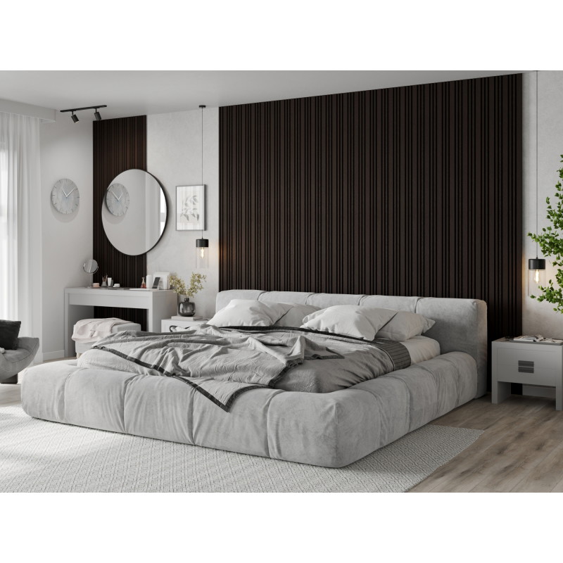 Mexen Lam-F Slim 01 lamele ścienne akustyczne 280 x 36,5 cm, filc 9 mm, fornir techniczny, Czarny Dąb - S107-280-01-046