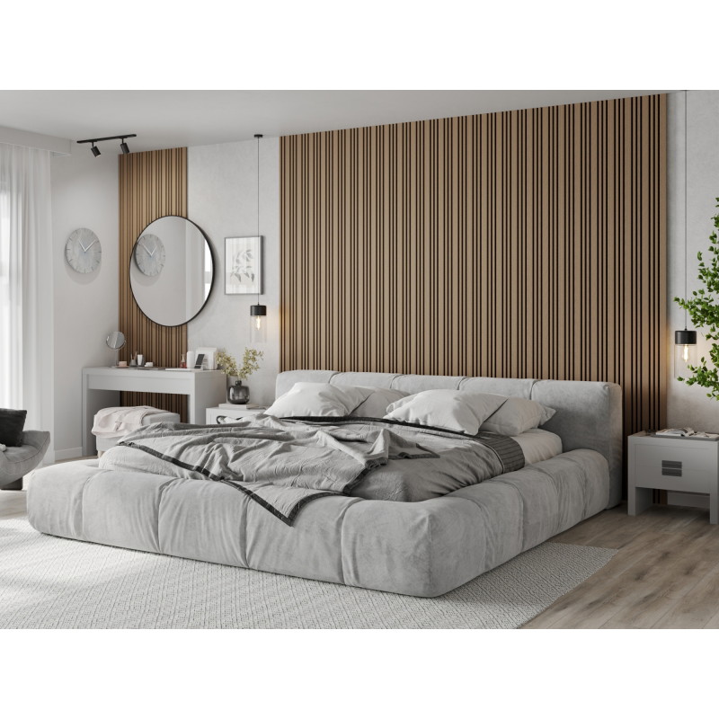 Mexen Lam-F Slim 01 lamele ścienne akustyczne 280 x 36,5 cm, filc 9 mm, fornir techniczny, Jasny Orzech - S107-280-01-047