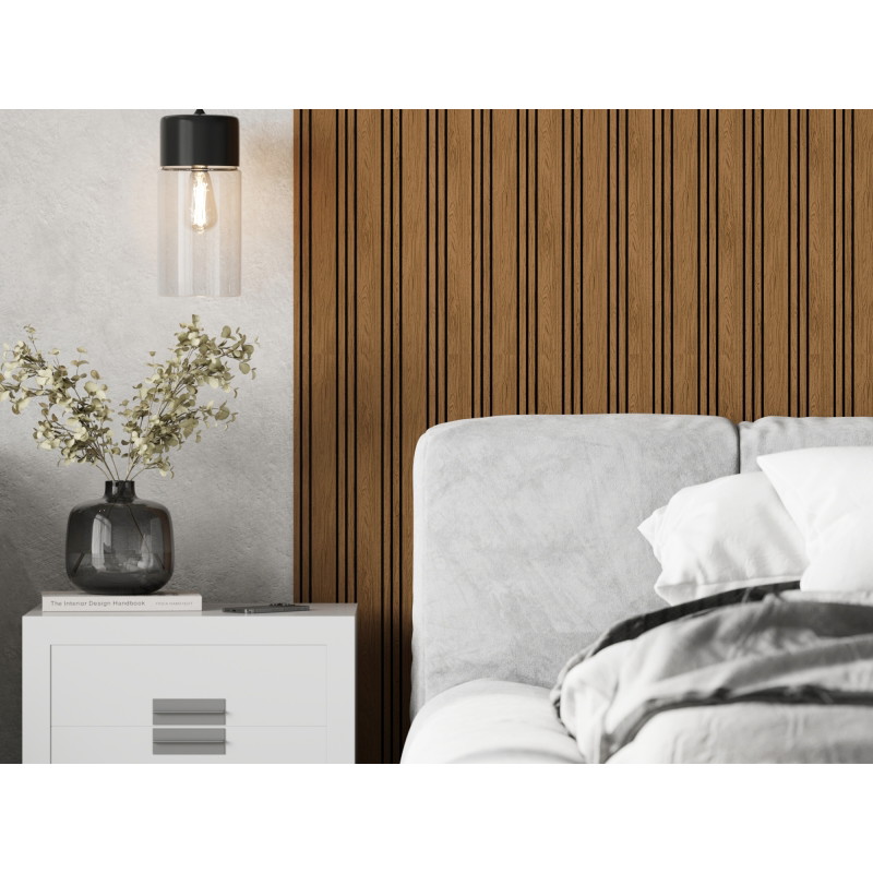 Mexen Lam-F Nano 01 lamele ścienne akustyczne 280 x 32,4 cm, filc 5 mm, fornir techniczny, Dąb Natural - S108-280-01-042