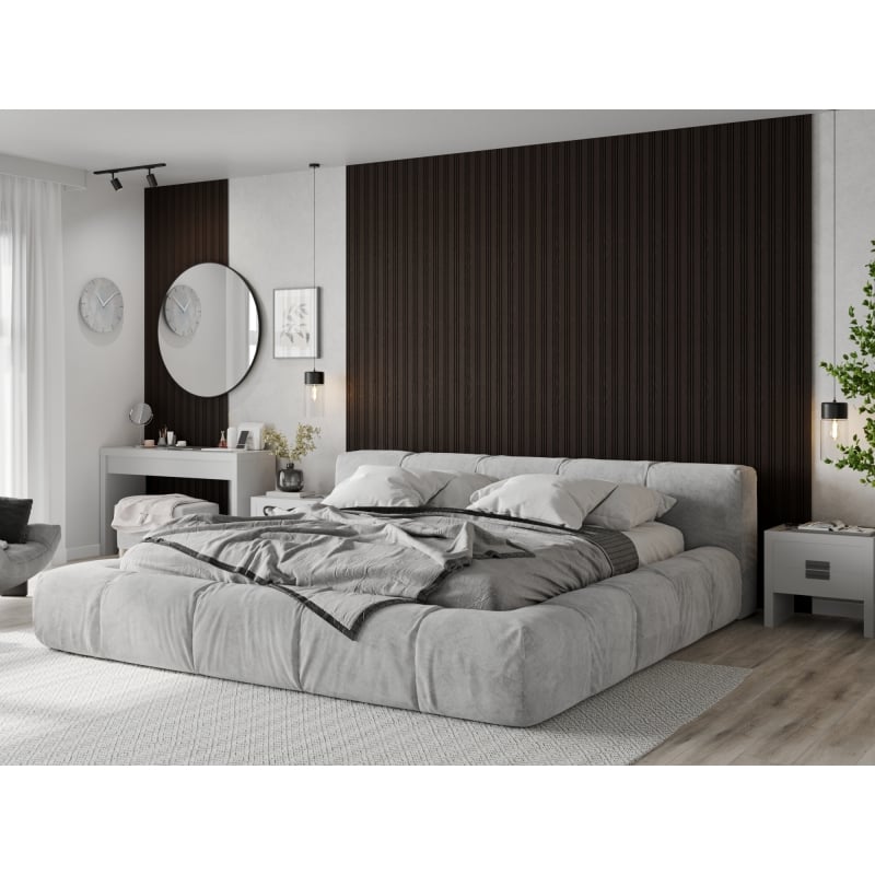 Mexen Lam-F Nano 01 lamele ścienne akustyczne 280 x 32,4 cm, filc 5 mm, fornir techniczny, Czarny Dąb - S108-280-01-046