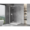 Mexen Mist-F kabina prysznicowa składana lewa 100 x 120 cm, transparent, biała - 8A6T-100-120-20-00-L