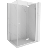 Mexen Mist-F kabina prysznicowa składana prawa 100 x 120 cm, transparent, biała - 8A6T-100-120-20-00-P