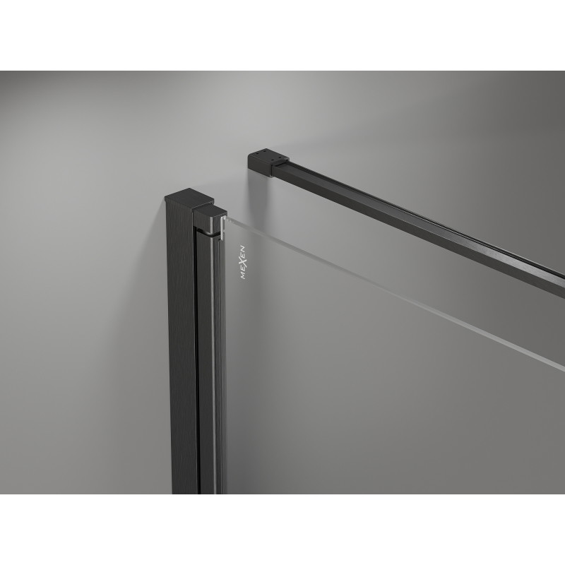 Mexen Mist-F kabina prysznicowa składana lewa 110 x 75 cm, transparent, gun gray szczotkowany - 8A6T-110-075-66-00-L
